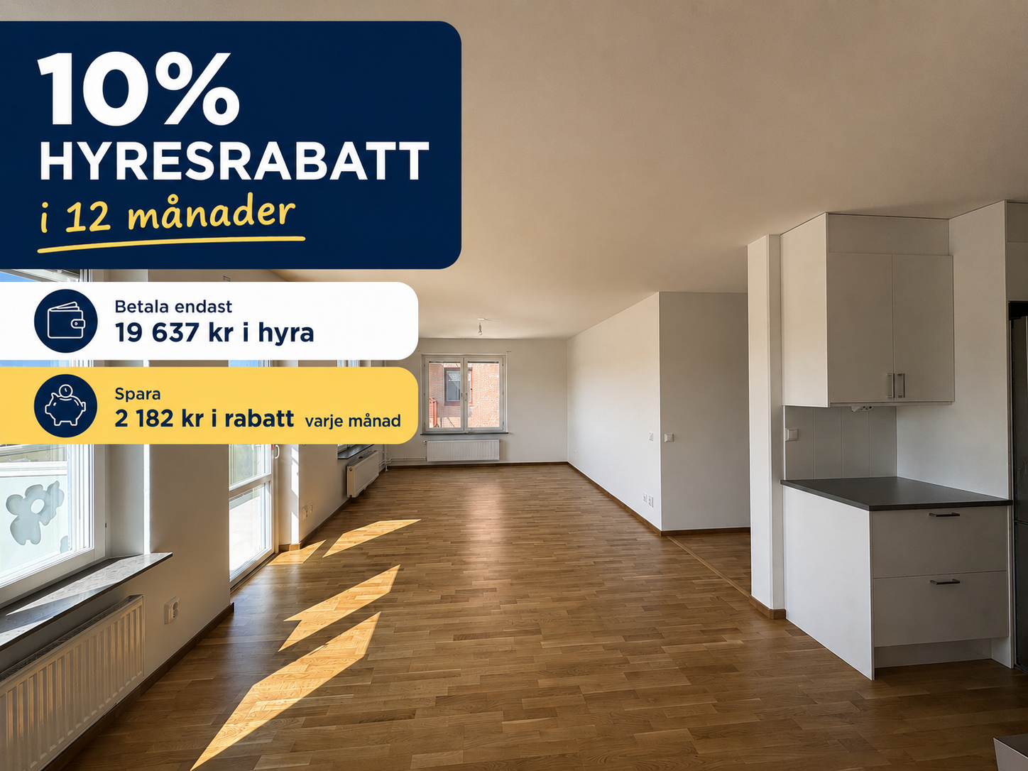 4 rum Järfälla — 21 819 kr/mån | Bostadsögat