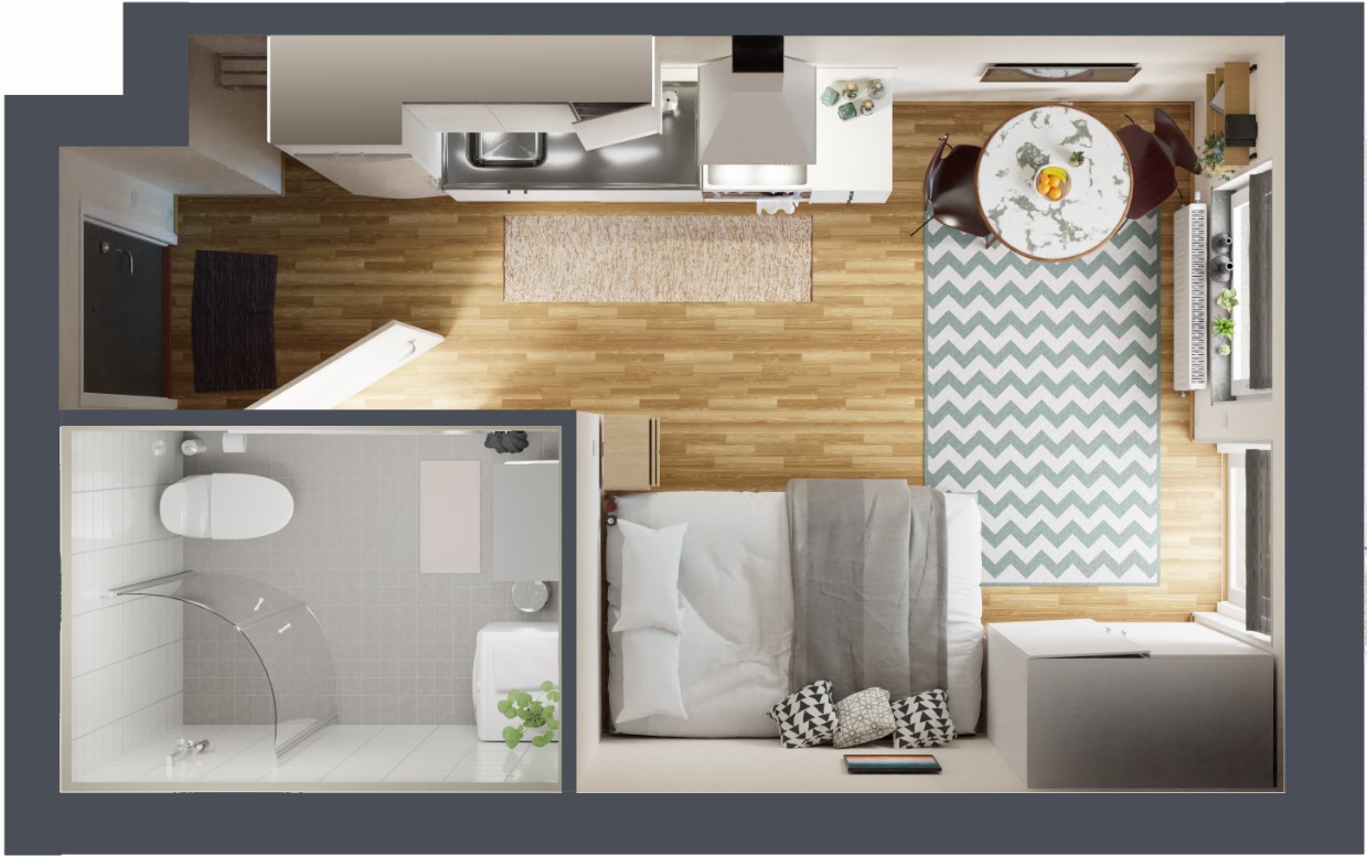 1 rum och kök, Sollentuna — 7 034 kr/mån — bild 4