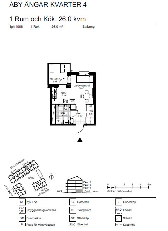 1 rum och kök, Vallentuna — 5 855 kr/mån — bild 4