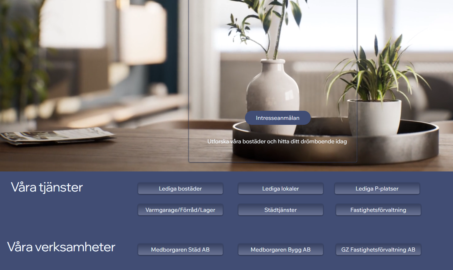 Bakgrundsbild som representerar GZ Fastigheter AB